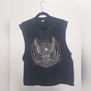 Large harley davidson tank top